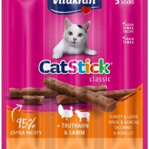Vitakraft VK Cat stick minTurke.+lamb3x6g/20