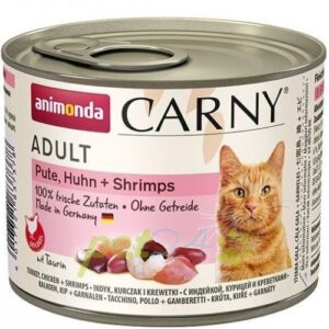 ANIMONDA Konz.CARNY ADULT 200g - kuracie, morka a krevety