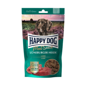 Akcie, Drobné maškrty a odmeny, Pochúťky, maškrty a dentálne tyčinky pre psov, Psy - Happy Dog Meat Snack Lüneburger Heide (Jehně) 75 g