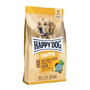 Krmivo - granule pre psov, Pre dospelých psov, Psy - Happy Dog NaturCroq GEFLÜGEL & REIS 1 kg