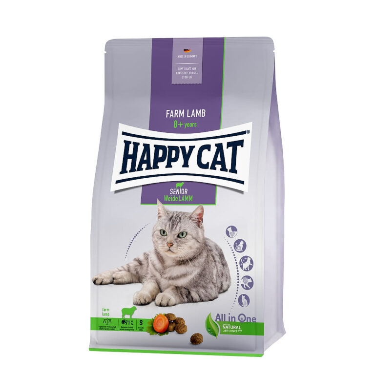 Krmivo - Happy Cat Senior Weide-Lamm / Jehněčí 4 kg