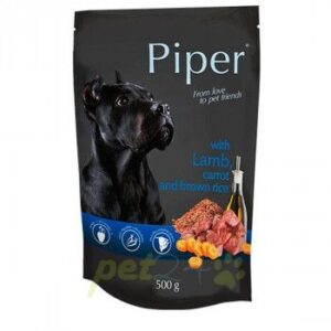 Piper PIPER kapsička 500g - s jahňacím, mrkvou a ryžou