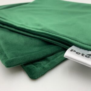 Sametová deka pre psa - zelená 100cm x 80cm