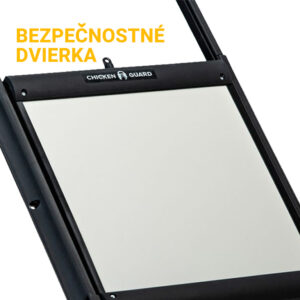 Bezpečnostné dvierka s poistkou ku kurínu CHICKEN GUARD DOOR 25x30