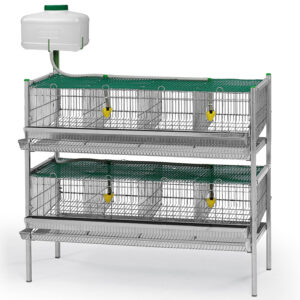 Klietka pre prepelice GAUN 32210 dvojposchodová