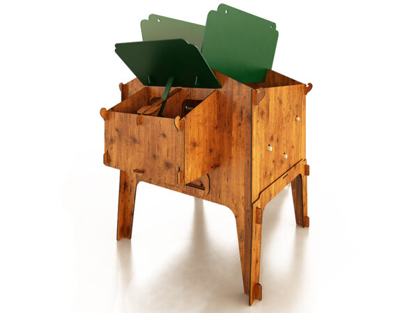 Kurín pre sliepky POLLY DUPLEX 2XL – Obrázok 2