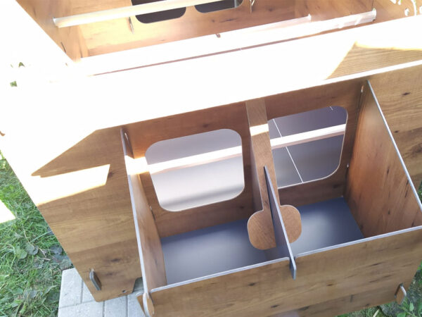 Kurín pre sliepky POLLY CHALET 4XL – Obrázok 3