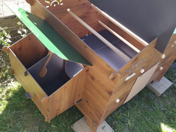 Kurín pre sliepky POLLY CHALET 4XL – Obrázok 4