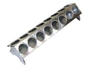 Žľabové kŕmidlo pre kurčatá