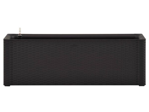 Samozavlažovací kvetináč, vyvýšený záhon STEFANPLAST NATURAL DELUXE 100 antracit – Obrázok 3