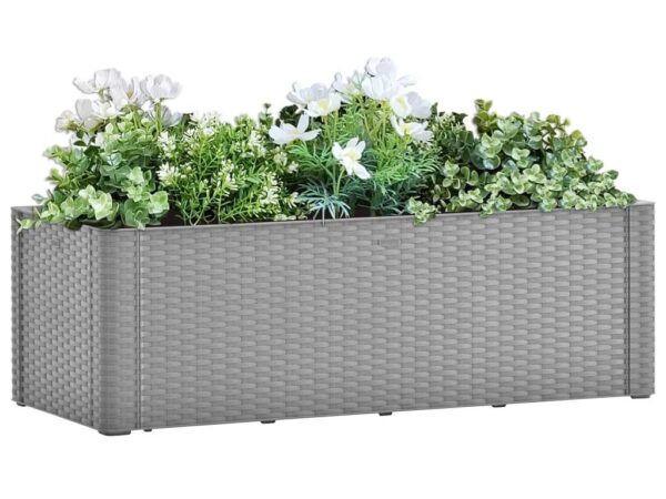 vyvýšený záhon STEFANPLAST NATURAL DELUXE 100 šedá