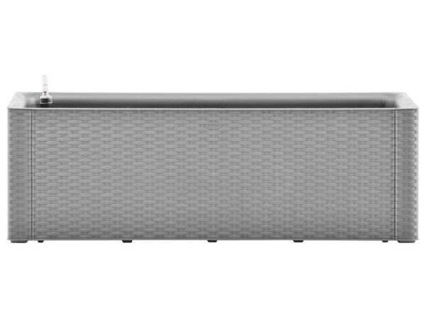 Samozavlažovací kvetináč, vyvýšený záhon STEFANPLAST NATURAL DELUXE 100 šedá – Obrázok 3