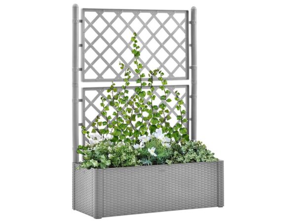 vyvýšený záhon STEFANPLAST NATURAL DELUXE 100 šedá