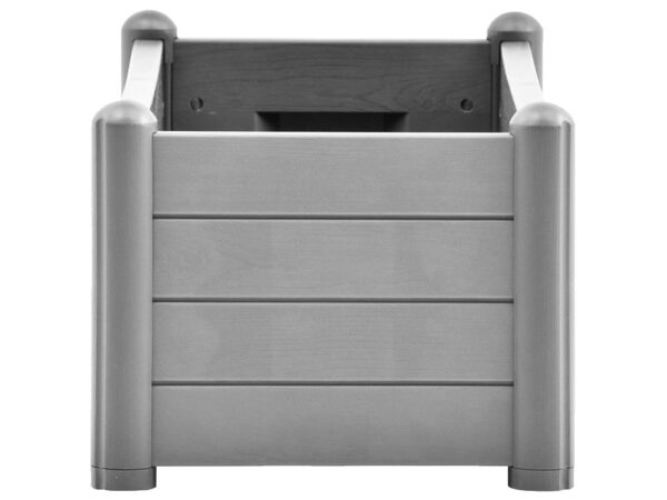 Kvetináč, vyvýšený záhon STEFANPLAST ITALIA 100 šedá – Obrázok 4