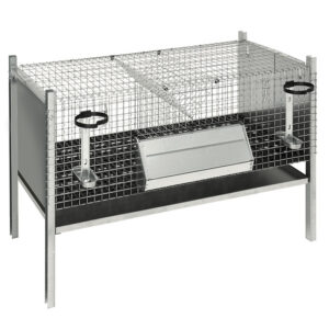 Klietka pre králiky s prepážkou