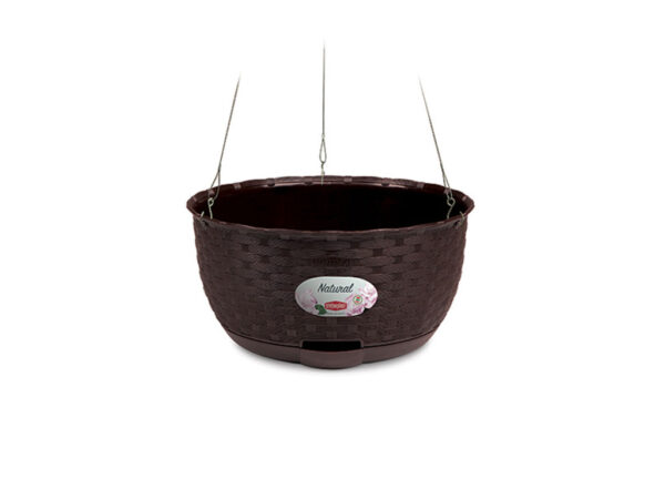 Závesný kvetináč STEFANPLAST NATURAL 30 moka