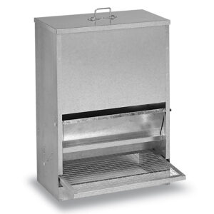 Nášľapné krmítko pre sliepky pozinkované GAUN 11275 - 40 kg