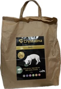 Crystalina Daily dry - diviak - holistické granule pre psy