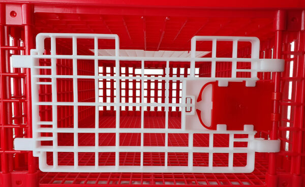 Prepravný box na živú hydinu CRATE MOD B2 - 95,5x57x32,5cm – Obrázok 4