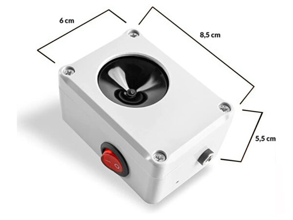 Vodotesný ultrazvukový plašič na kuny, myši a potkany DRAGON ULTRASONIC C100 – Obrázok 3