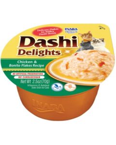 Inaba Dashi Delights cat Kura s bonito vločkami 6 x 70 g vanička