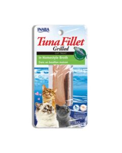 Pamlsok Inaba Grilled cat Tuniak v domácom vývare 15 g