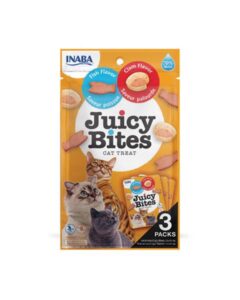 Pamlsok Inaba Juicy Bites cat Ryba & Mušľa 3 x 11
