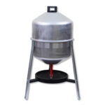 SET 6 ks - Barelová napájačka pre hydinu pozinkovaná CF 005.00 GIOVE - 30l