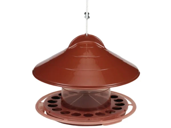 Násypné kŕmidlo pre vtáky GAUN 30072 – 2 kg, hnedé