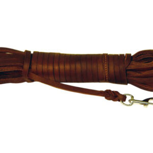 Stopovacia vôdzka pre psa kožená KERBL 83874 VEGAS 8 mm/10 m