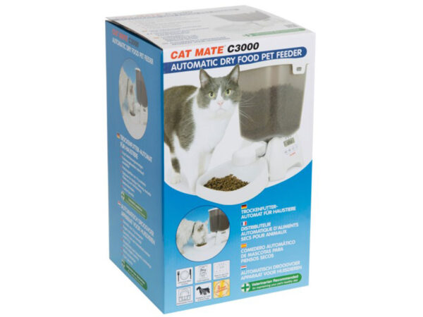 Automatický dávkovač granúl pre psy a mačky KERBL 80853 CAT MATE 3kg – Obrázok 4