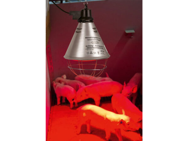 Infralampa KERBL 2228 ARTAS, 175W s hliníkovým tienidlom 21cm a káblom 2,5 m – Obrázok 4