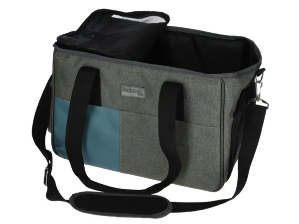 Cestovná taška na psa, mačku cez rameno KERBL 80567 VACATION, 40x20x27 cm – Obrázok 3