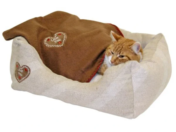 Pelech pre psov a mačky KERBL 81231 LOVE YOU, 47x37x17 cm – Obrázok 2