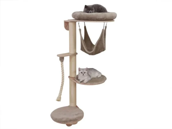 Mačacie strom na stenu KERBL 84458 DOLOMIT GRAPPA, 158x80x53 cm – Obrázok 2