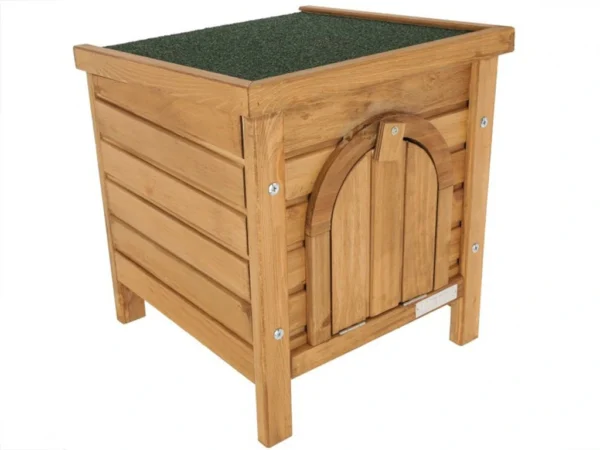 Domček pre králiky s uzatvárateľnými dvierkami KERBL 82740, 36x36x40 cm – Obrázok 3