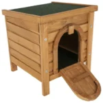 Domček pre králiky s uzatvárateľnými dvierkami KERBL 82740, 36x36x40 cm