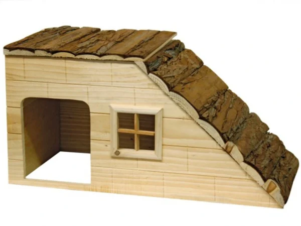 Domček pre králiky s rampou KERBL 82756, 50x25x25 cm