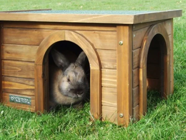 Domček pre králiky a iné hlodavce KERBL 81773 XL, 59x39x30 cm – Obrázok 2