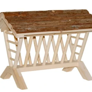 Jasle na seno pre králiky KERBL 82888, 45x32x33 cm