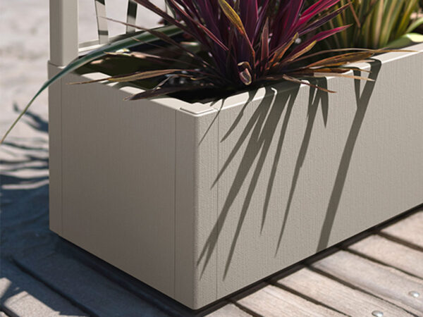 vyvýšený záhon STEFANPLAST ETHICA 80 krémovo biela