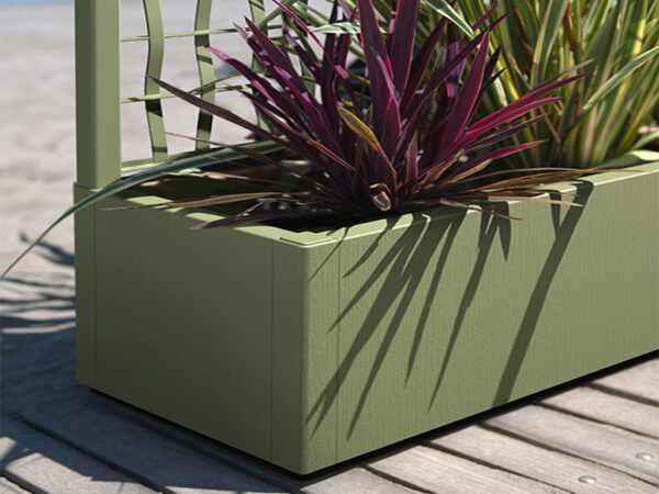 vyvýšený záhon STEFANPLAST ETHICA 80 olivovo zelená