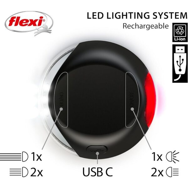 flexi LED Lighting System - svetlo, čierna