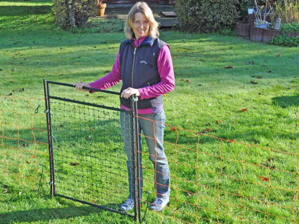 Brána k sieťam pre elektrické ohradníky KERBL 446517, 106 cm – Obrázok 4