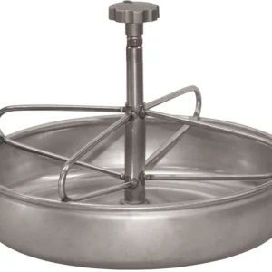 Nerezová kŕmna miska pre prasiatka KERBL 222854 – 2 l, priemer 25 cm