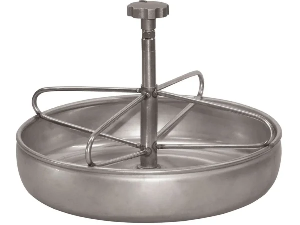Nerezová kŕmna miska pre prasiatka KERBL 222854 – 2 l, priemer 25 cm