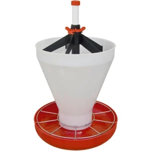 Adaptívne kŕmidlo s násypkou pre prasiatka pri odstave KERBL 221076 MAXI HOPPER PAN