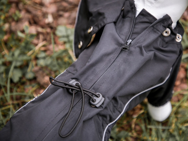 Pláštenka pre psov KERBL 81377 MANCHESTER, veľkosť S, čierna – Obrázok 4