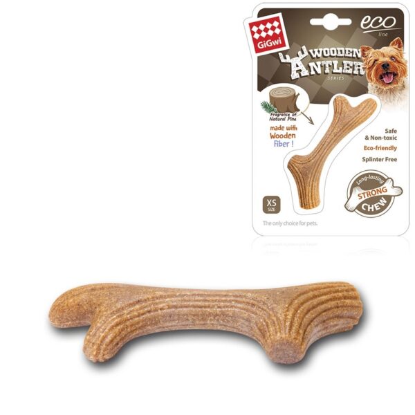 GiGwi Žvýkací parůžky (Wooden Antler)