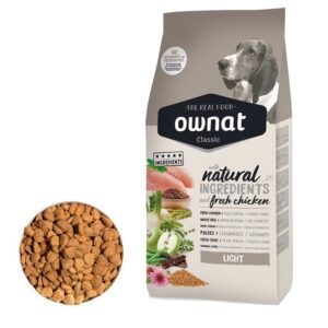 Krmivo - granule pre psov, Pre seniorov a obéznych psov, Psy - OWNAT CLASSIC DOG Light 12kg